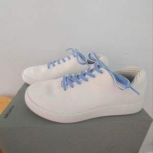 Atoms x Tan France white shoes